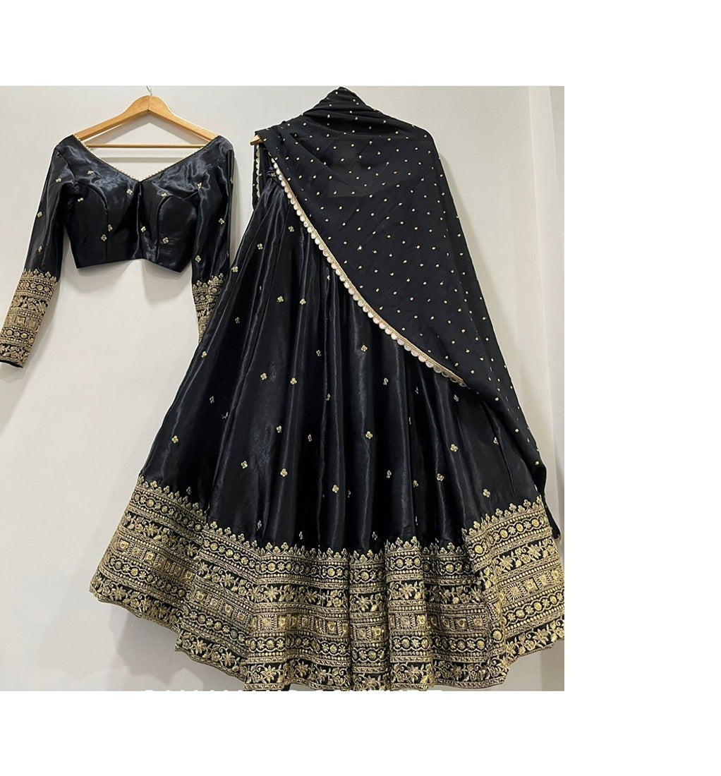 Black Lehenga