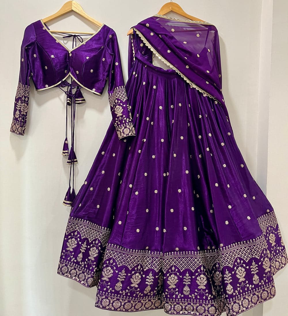 Savariya-Purple Lehenga