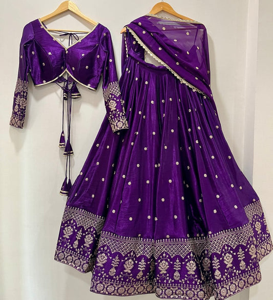 Savariya-Purple Lehenga