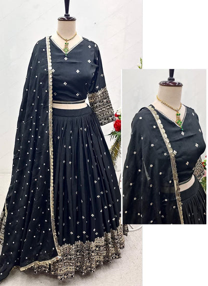 Black Lehenga