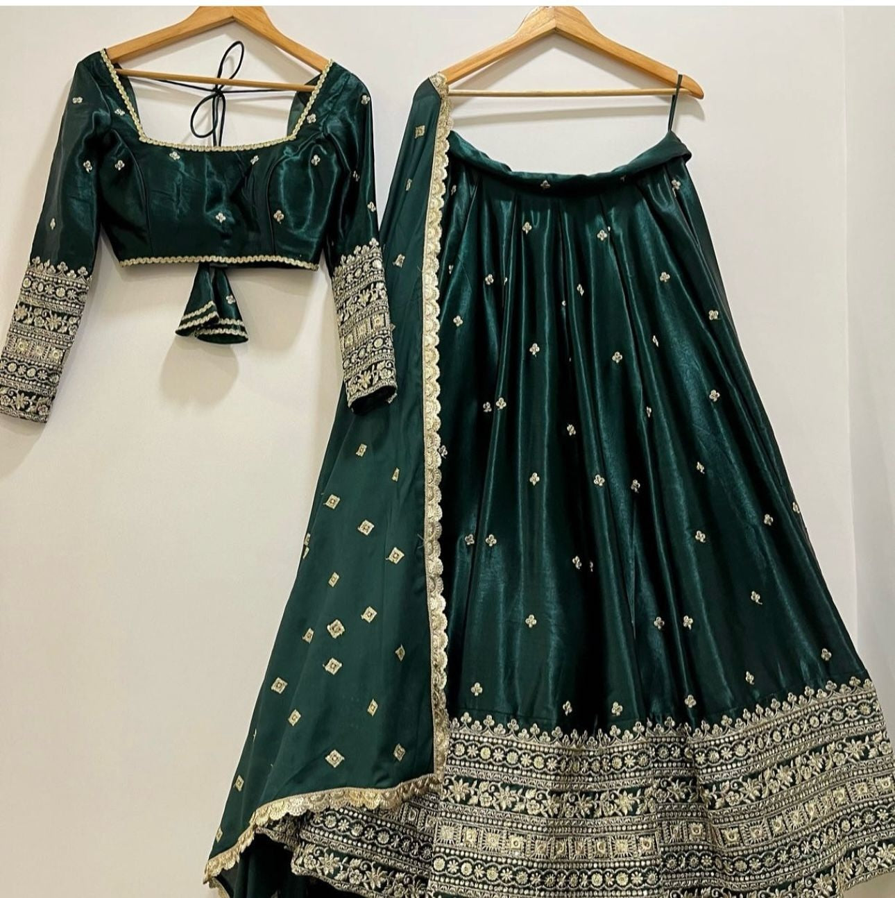 Green Lehenga