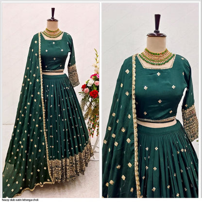 Green Lehenga