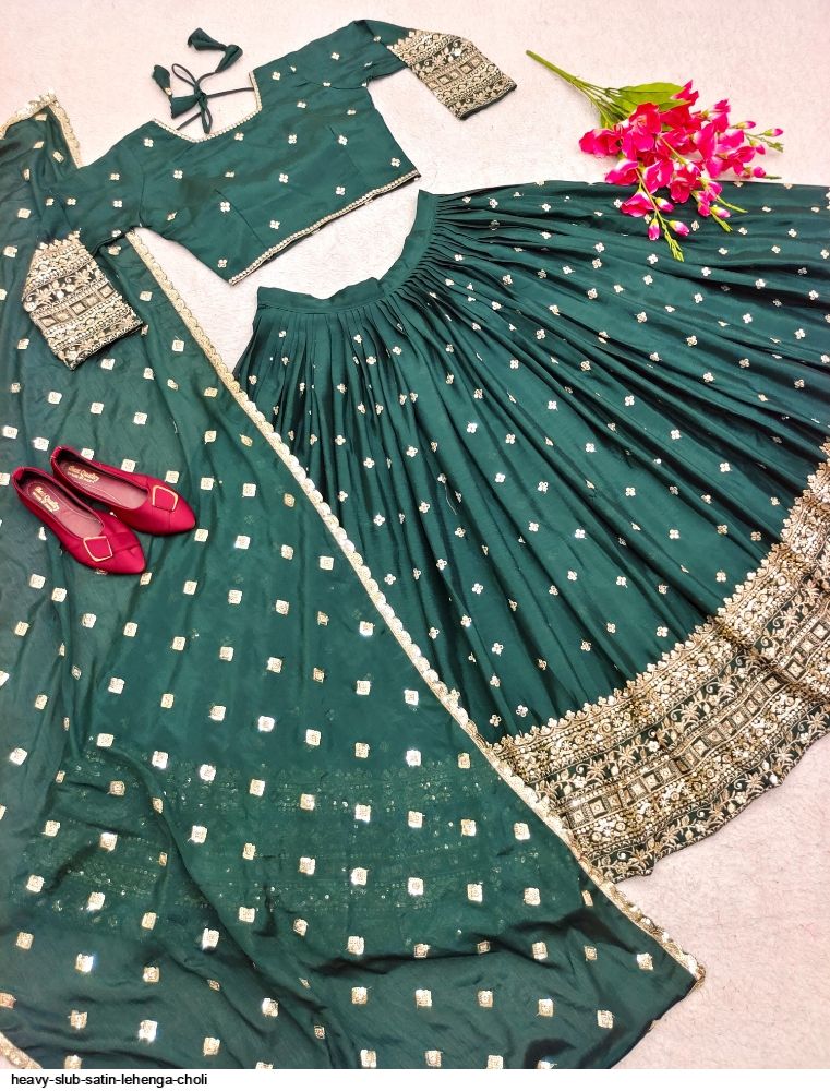 Green Lehenga