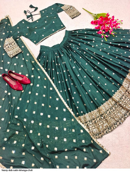 Green Lehenga